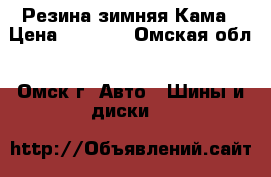 Резина зимняя Кама › Цена ­ 3 700 - Омская обл., Омск г. Авто » Шины и диски   